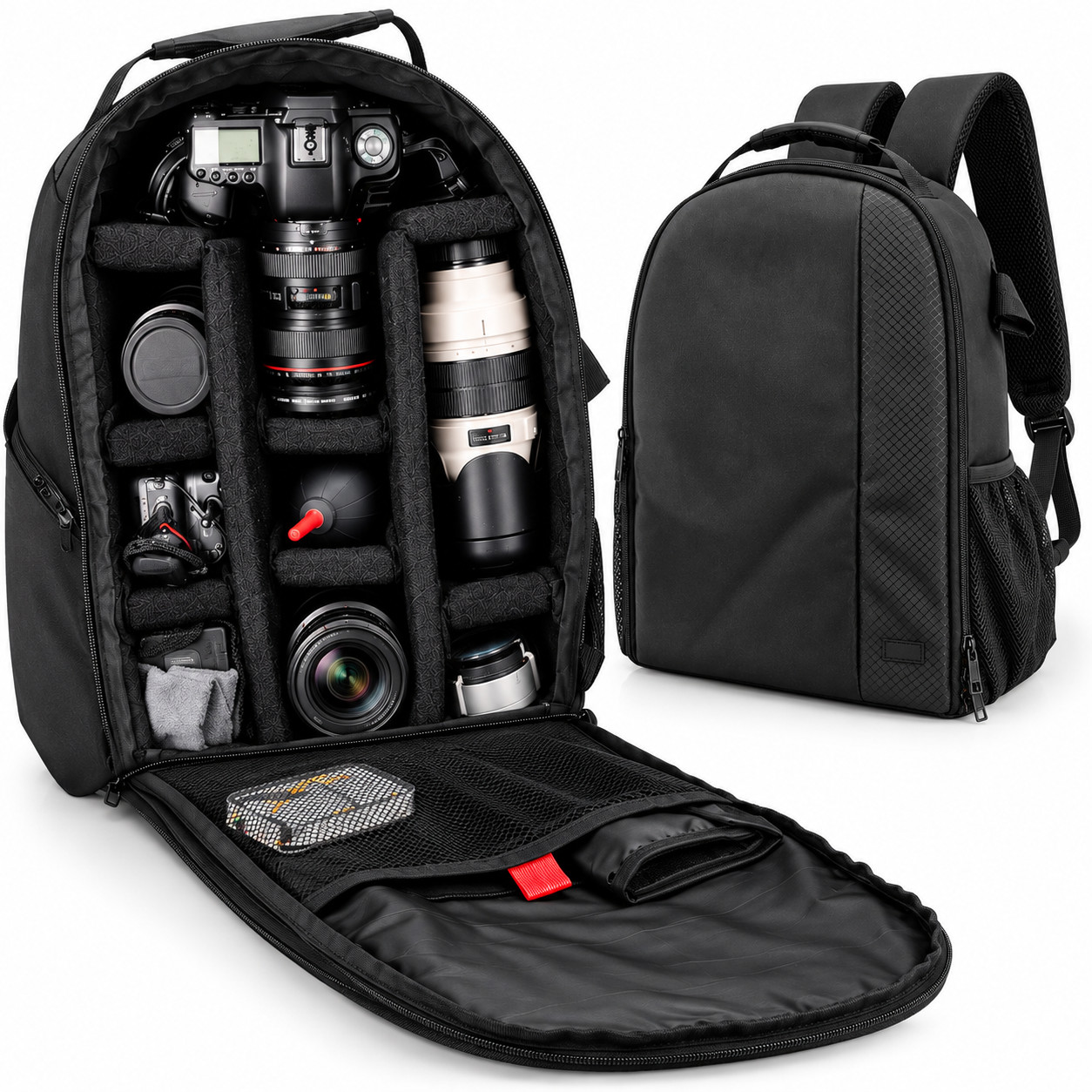 Extra Large DSLR Camera Backpack Bag Case Waterproof