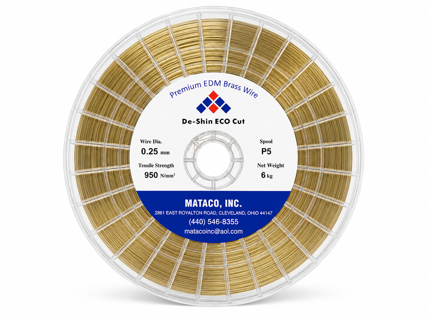 HARD BRASS EDM WIRE (1) one 13.2# spool P-5 .010\