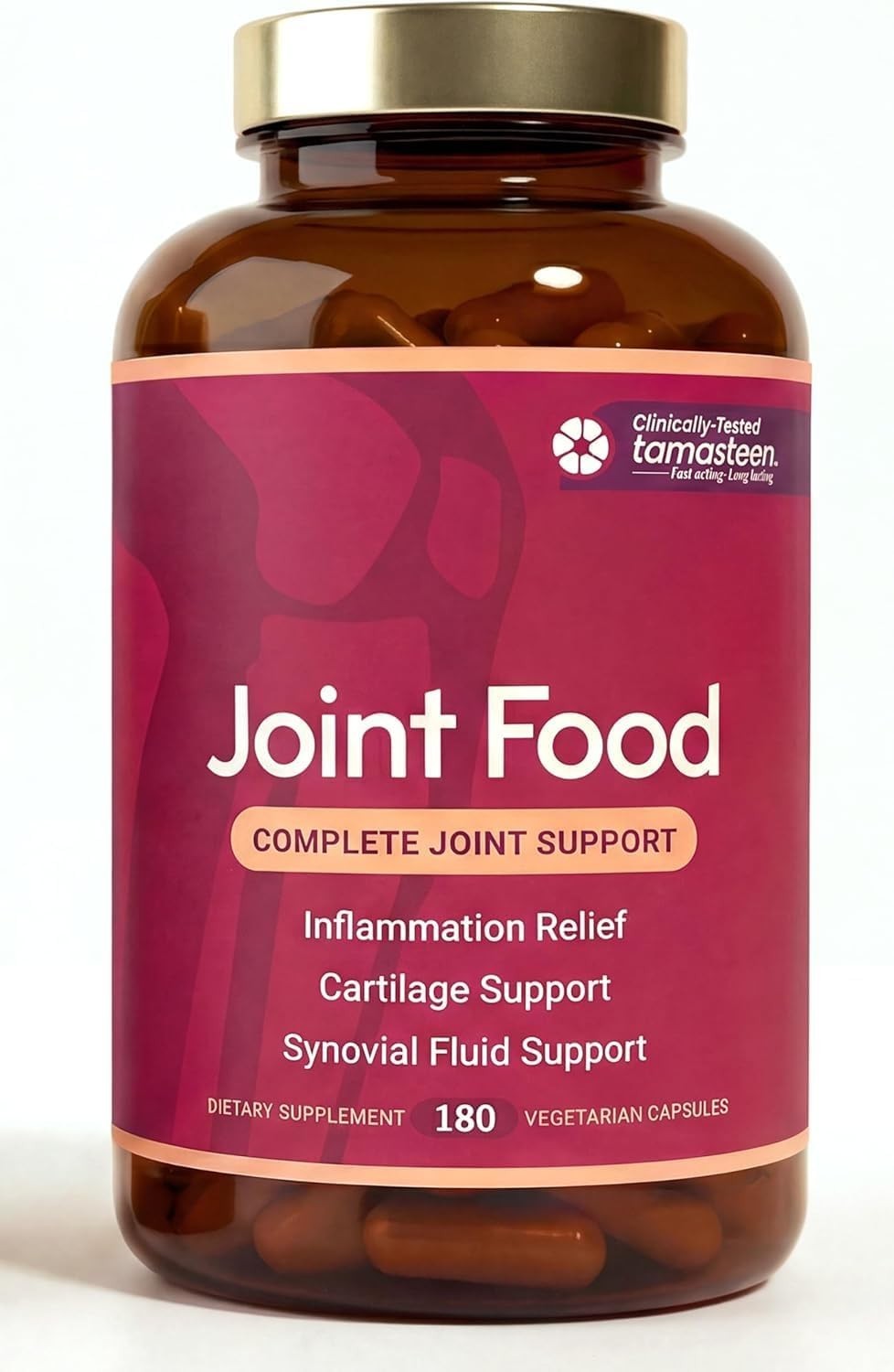 Complete Joint Nutrition,JOINT FOOD with Tamasteen. 180 Count (60x3 In One Pack)