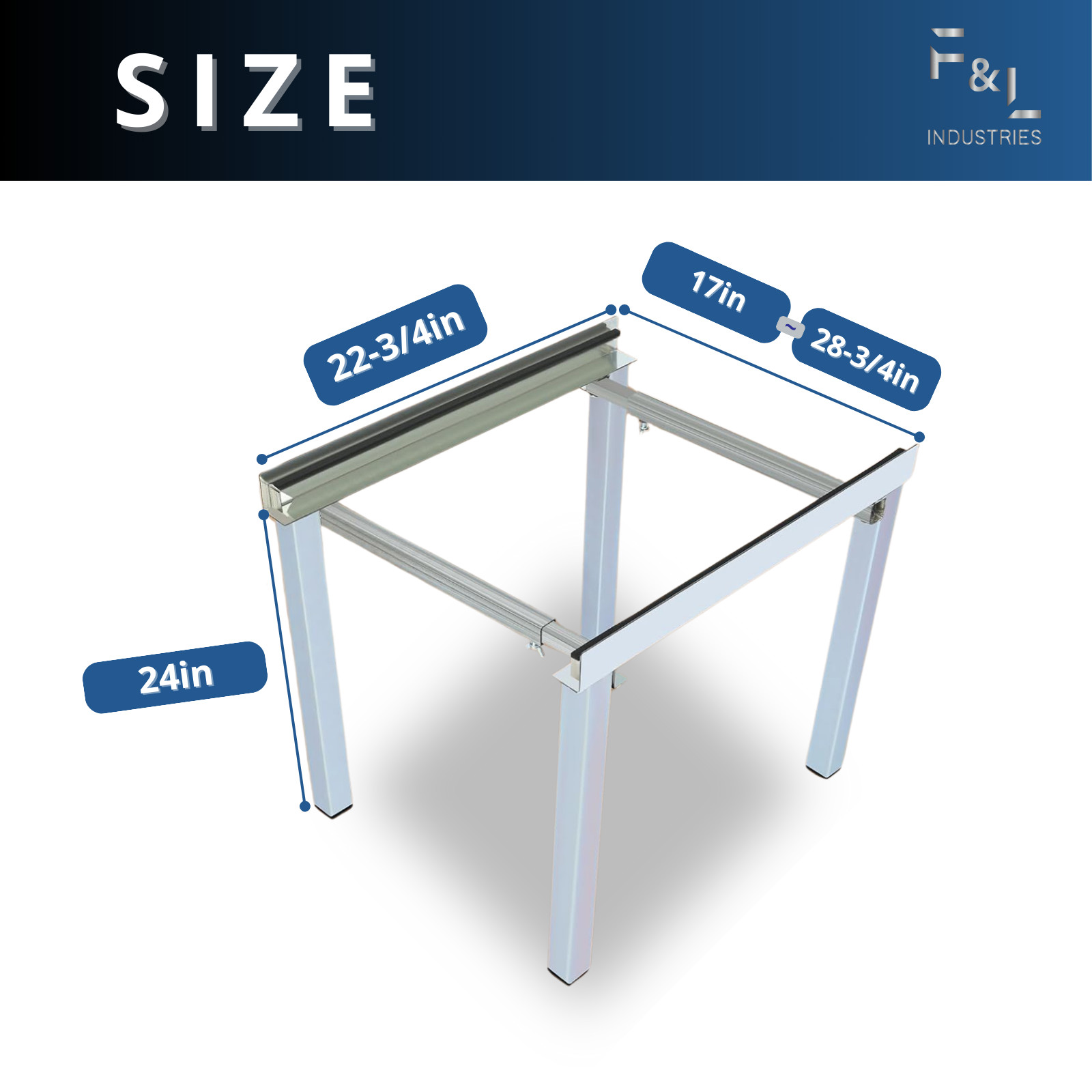 F&L Heavy-Duty Foldable Air Handler Stand – Rust-Resistant Metal Frame (24\'\') F&L Heavy-Duty Foldable Air Handler Stand – Rust-Resistant Metal Frame (24\'\')