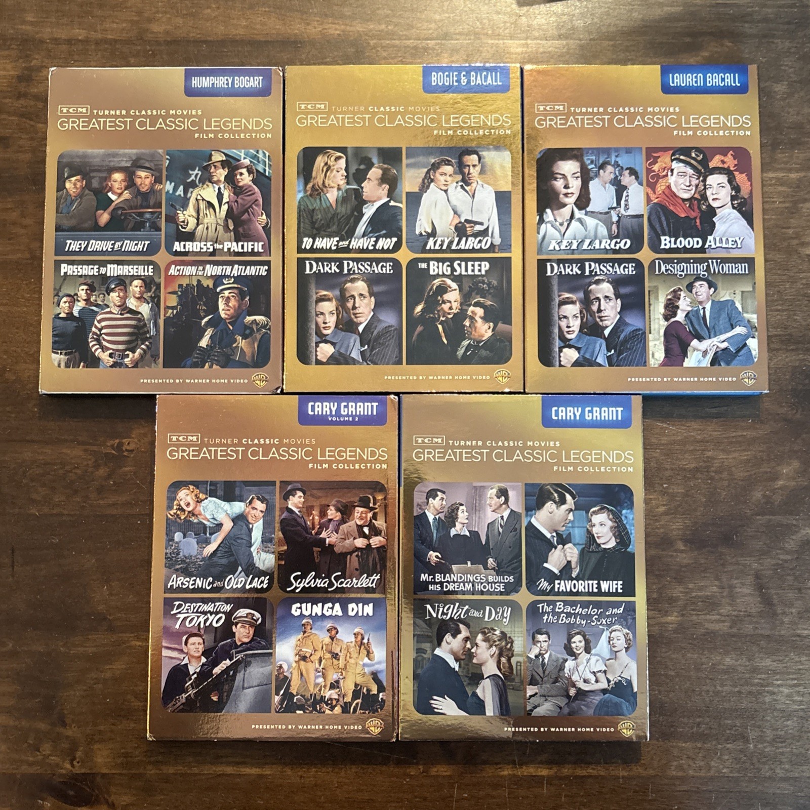 Tcm Greatest Classic: Legends Film Collection: Bogart, Bacall, Grant Tcm Greatest Classic: Legends Film Collection: Bogart, Bacall, Grant