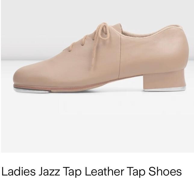 NIB Bloch S0301 Ladies JazzTap Tan Tap Dance Shoes NIB Bloch S0301 Ladies JazzTap Tan Tap Dance Shoes