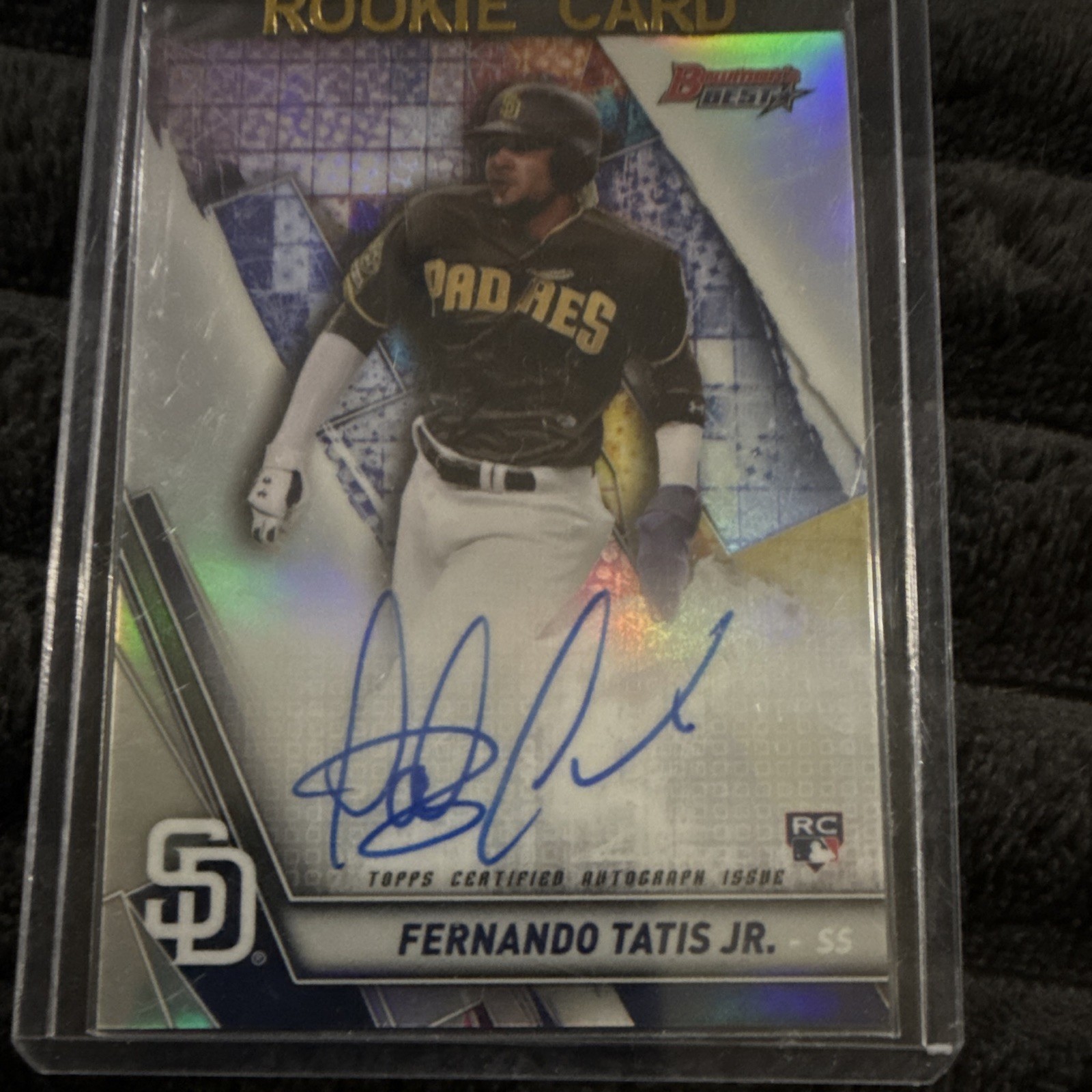 2019 Bowman's Best - Autographs Fernando Tatís Jr. #B19-FTJ Refractor (AU, RC) 2019 Bowman's Best - Autographs Fernando Tatís Jr. #B19-FTJ Refractor (AU, RC)