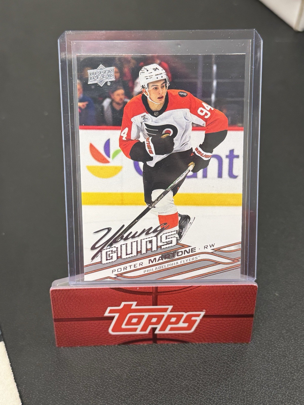 2026-27 UD Series 1 Porter Martone Young Guns Rookie #209 Flyers RARE 2026-27 UD Series 1 Porter Martone Young Guns Rookie #209 Flyers RARE