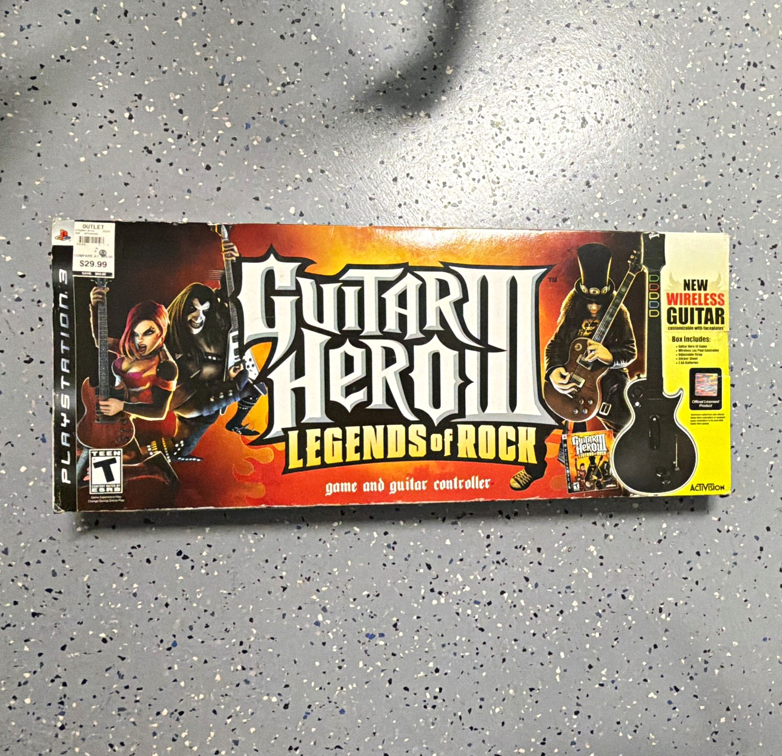 Activision Guitar Hero III Legends of Rock PS3 Guitar Hero Music/Rhythm T New Activision Guitar Hero III Legends of Rock PS3 Guitar Hero Music/Rhythm T New
