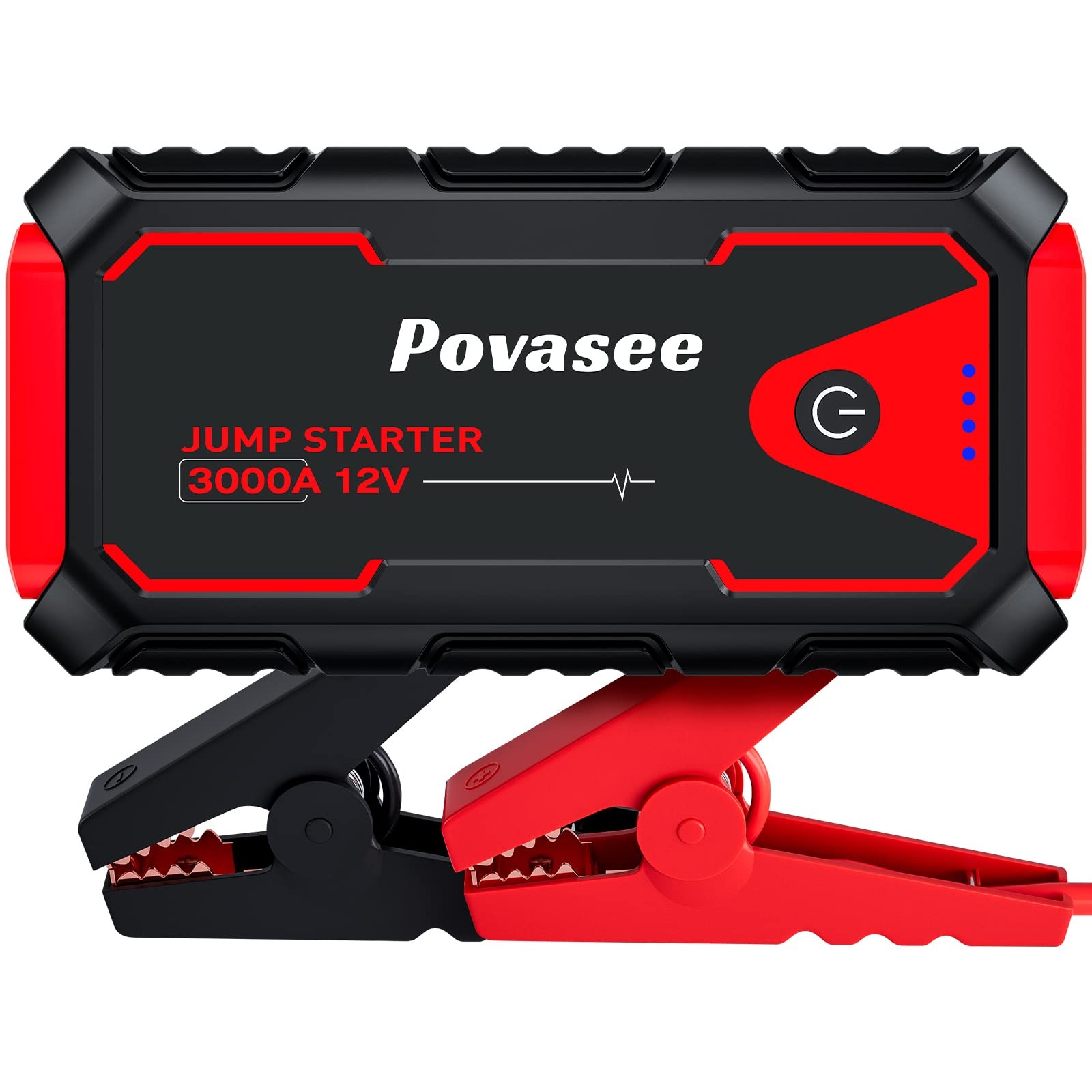 Povasee Jump Starter 3000A Peak Jump Starter Battery Pack, 12V Jump Bo Povasee Jump Starter 3000A Peak Jump Starter Battery Pack, 12V Jump Bo