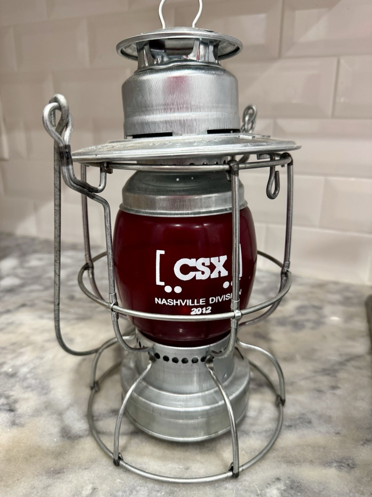 Rare CSX W. T. Kirkman Watchman Lantern Red Globe 2012 Commemorative... Rare CSX W. T. Kirkman Watchman Lantern Red Globe 2012 Commemorative...