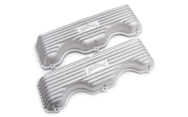 EDELBROCK Valve Cover Kit Classic Finned for Chevy 348-409- 41409 EDELBROCK Valve Cover Kit Classic Finned for Chevy 348-409- 41409