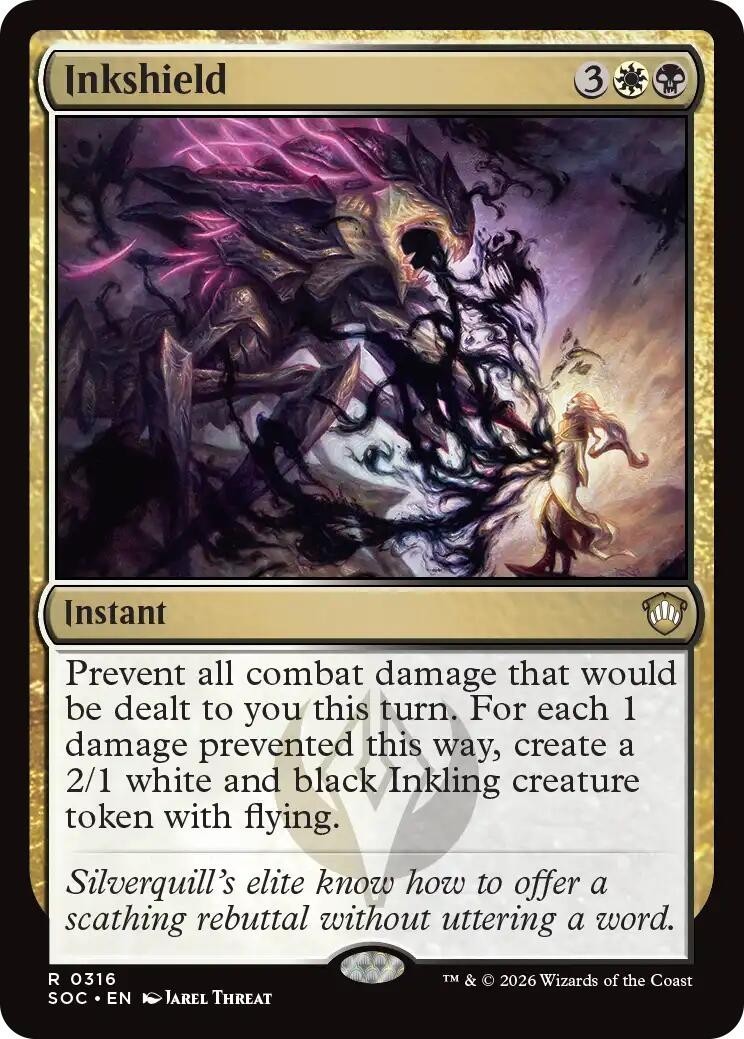 MTG SOC R Inkshield #316 NM MTG SOC R Inkshield #316 NM