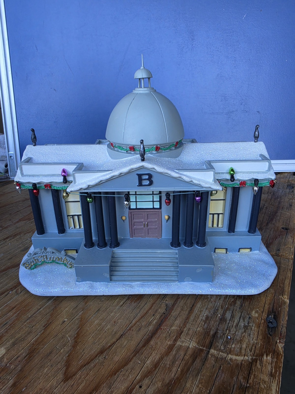 Hawthorne Christmas Village Simpsons Mr Burns Mansion Mint In Box Unused COA Hawthorne Christmas Village Simpsons Mr Burns Mansion Mint In Box Unused COA
