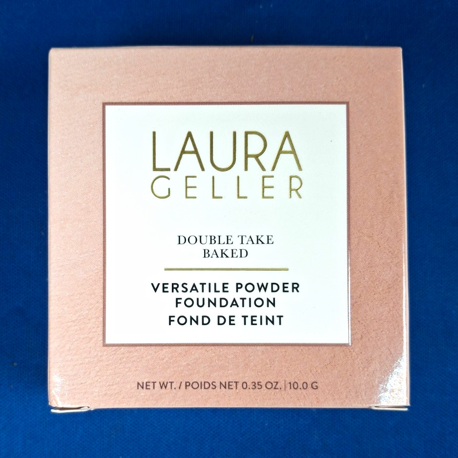 Laura Geller Double Take Baked Powder Foundation Porcelain Matte 0.35 oz