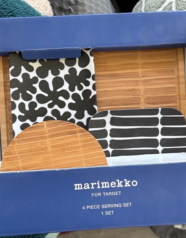 Marimekko for target 4 Piece Serving Set RARE