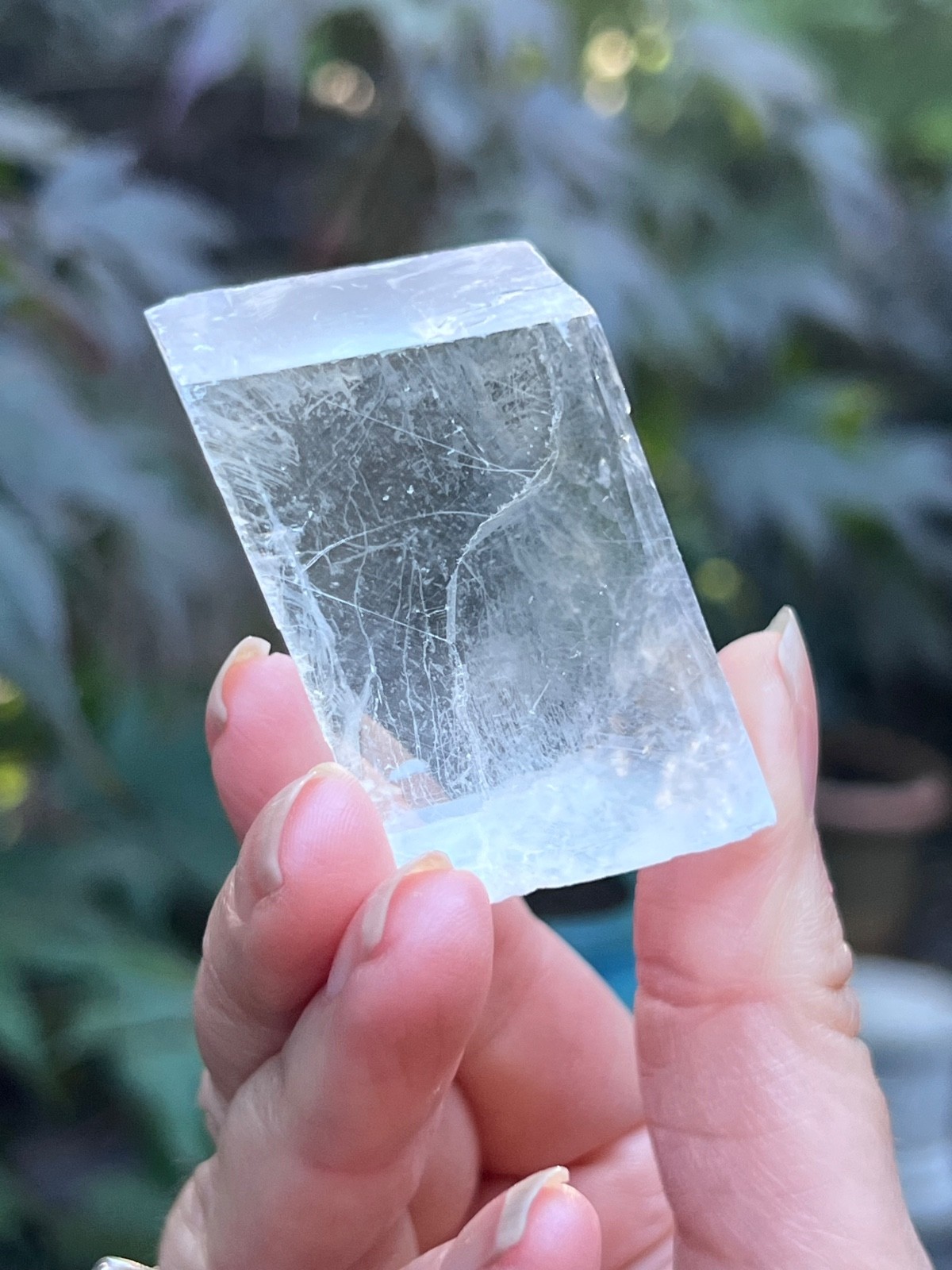Optical Calcite Transparent Finest Grade Freeform AAA+ 18 76g