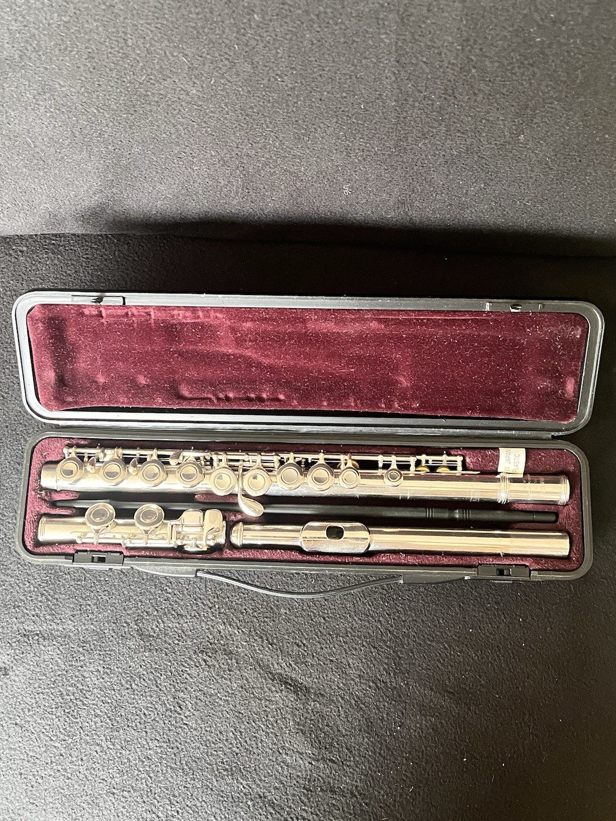 Vtg 70’s Yamaha YFL-225N Silver Plated Flute By Nippon Gakki Co. Japan With Case