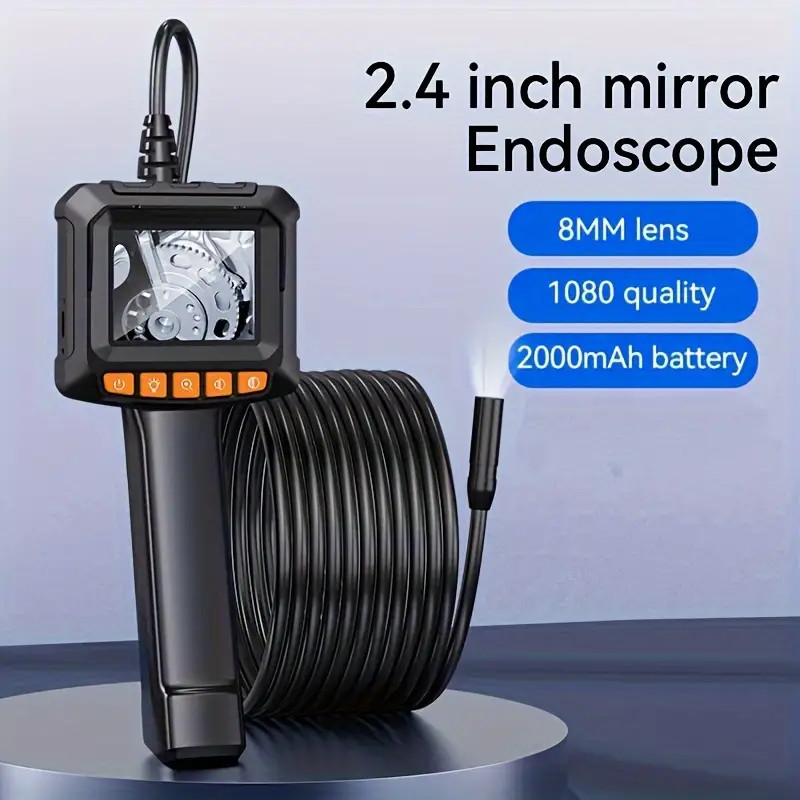 Endoscope Borescope Camera with Light, 16.5ft Waterproof Snake Inspection Camera Endoscope Borescope Camera with Light, 16.5ft Waterproof Snake Inspection Camera