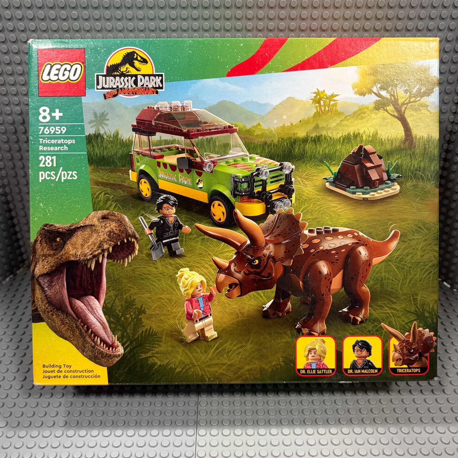 LEGO Jurassic Park Triceratops Research (76959) : New In Sealed Box