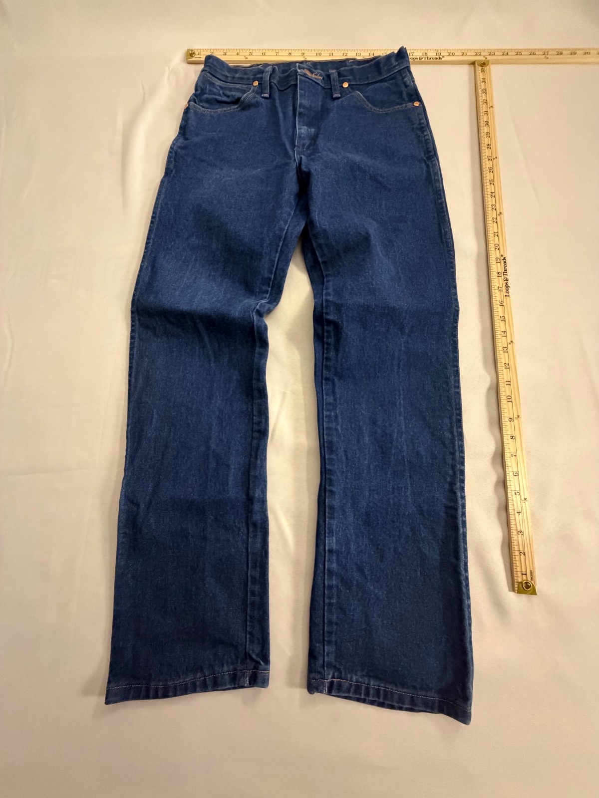 Vintage Wrangler 13MWZ Cowboy Cut Jeans Men 31x32 Dark Denim Mexico Vintage Wrangler 13MWZ Cowboy Cut Jeans Men 31x32 Dark Denim Mexico