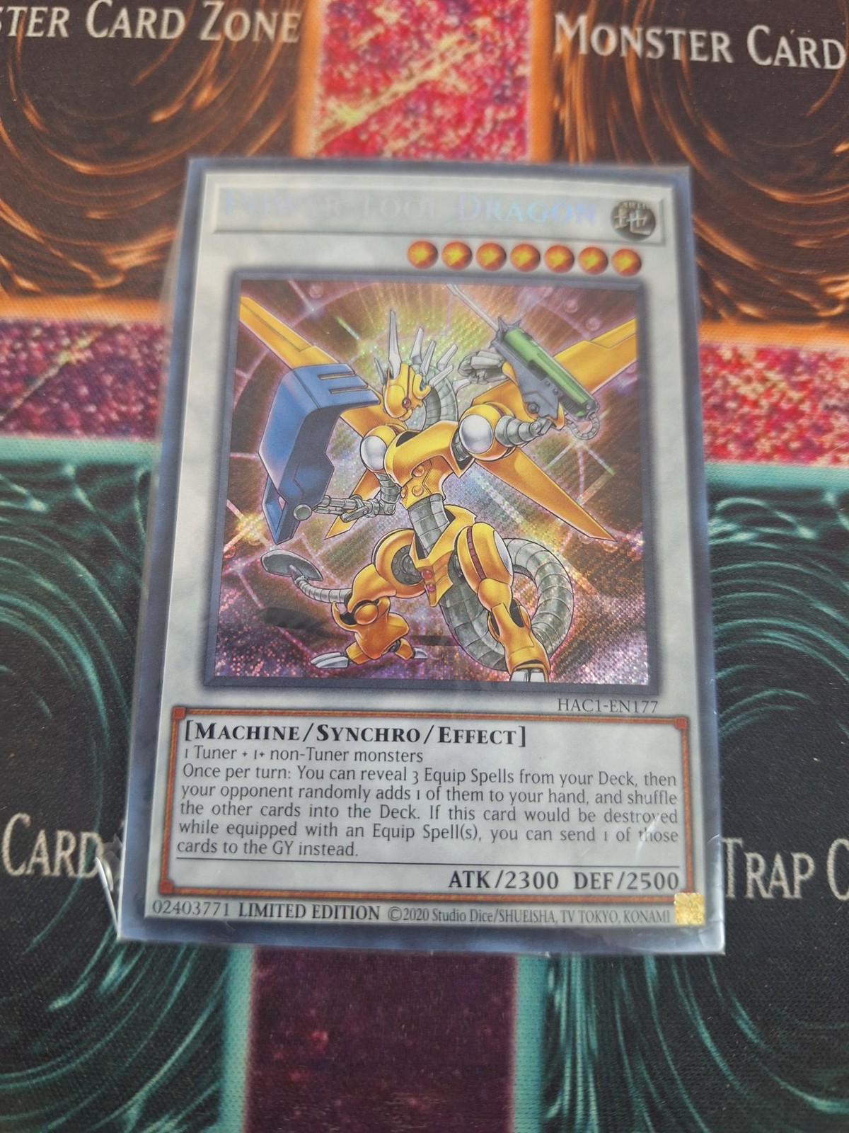 Yu-Gi-Oh Power Tool Dragon Crimp Error HAC1-EN177 Secret Rare Limited NM Yu-Gi-Oh Power Tool Dragon Crimp Error HAC1-EN177 Secret Rare Limited NM