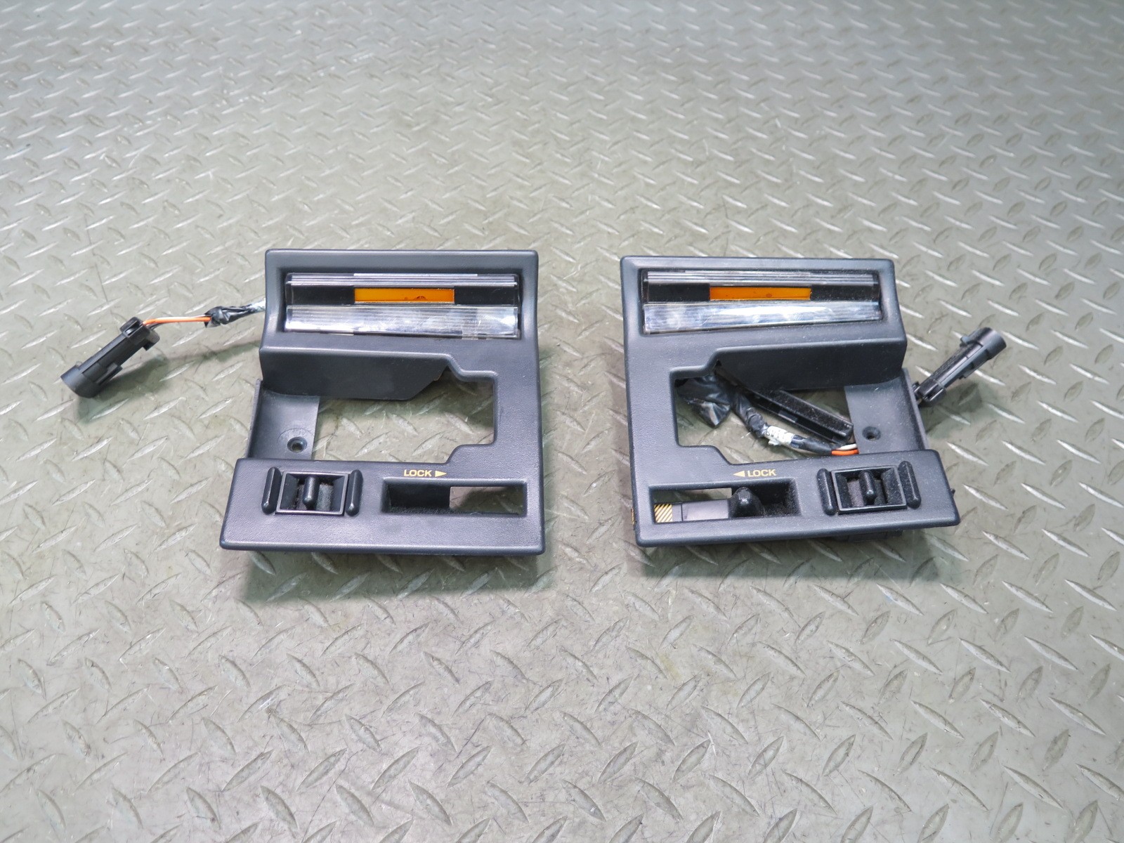 92-93 CHEVROLET CORVETTE C4 DOOR HANDLE TRIM BEZEL WINDOW SWITCH SET OEM