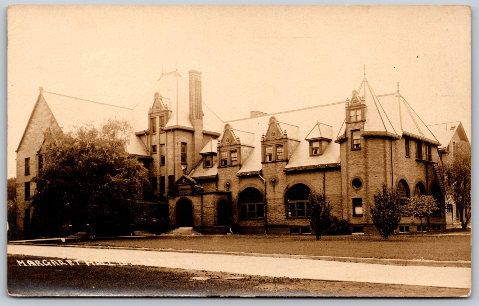 c1910s RPPC Margaret Hall Iowa State College AMES Iowa Rare ANTIQUE Postcard c1910s RPPC Margaret Hall Iowa State College AMES Iowa Rare ANTIQUE Postcard