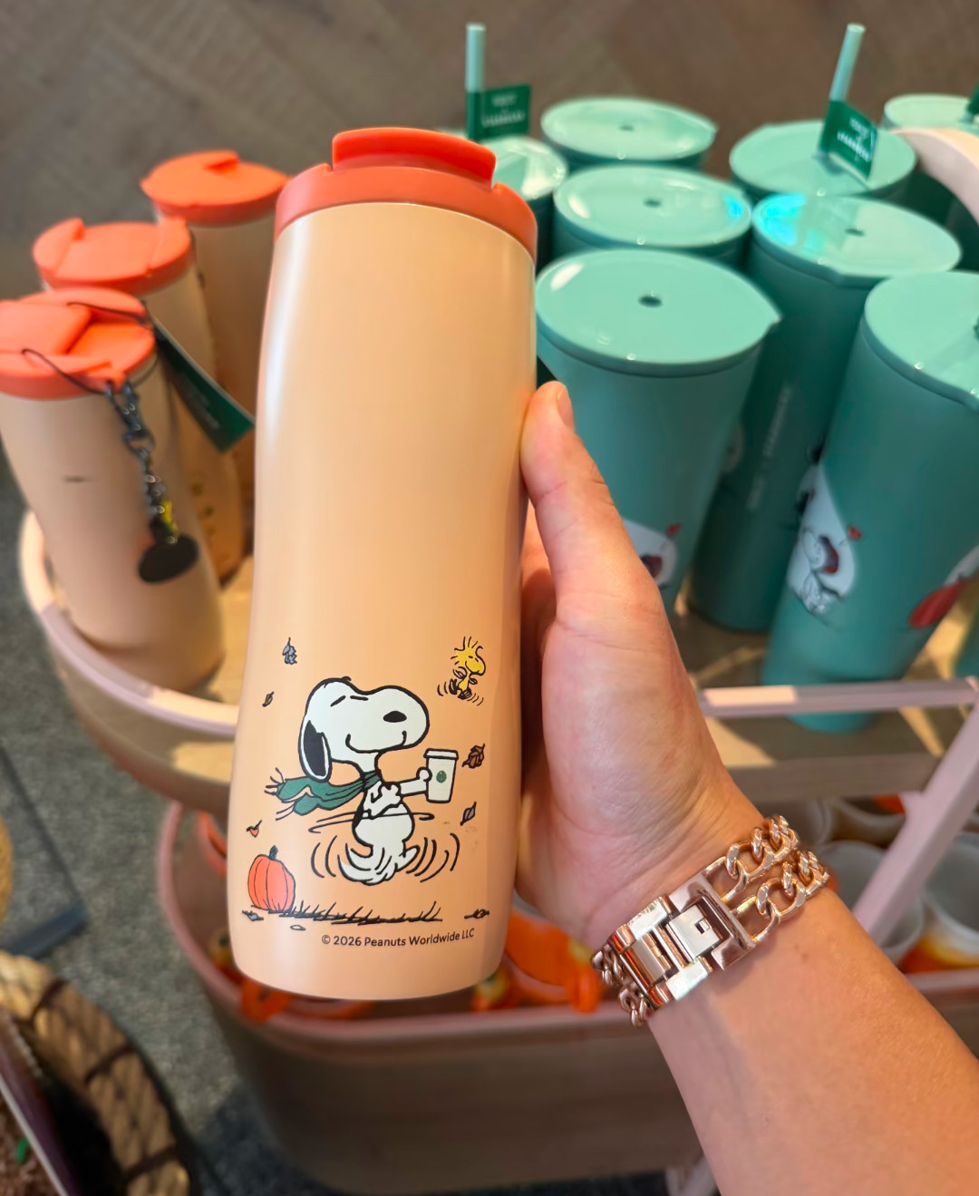 NEW Starbucks 2026 Peanuts Snoopy Pumpkin Stainless Tumbler 20oz Special Edition NEW Starbucks 2026 Peanuts Snoopy Pumpkin Stainless Tumbler 20oz Special Edition