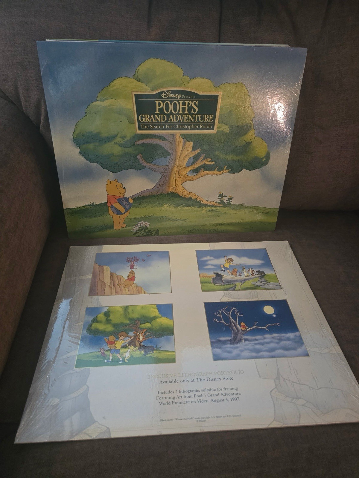 SEALED Disney Pooh\'s Grand Adventure: Search for Christopher Robin Lithographs 4