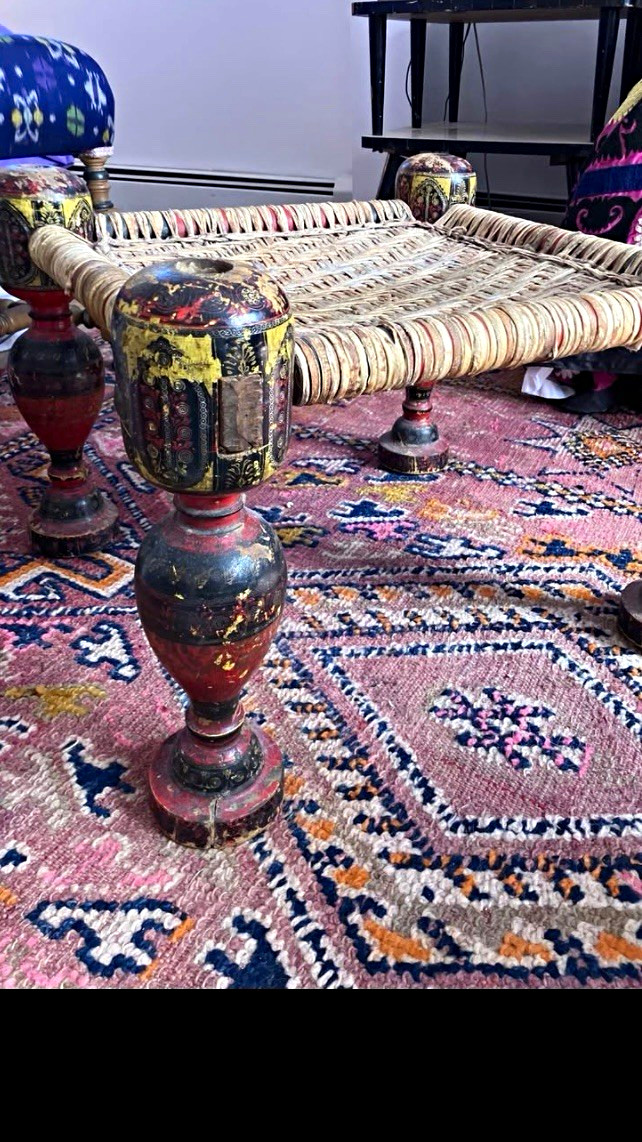 Vintage Punjabi Wedding Stool