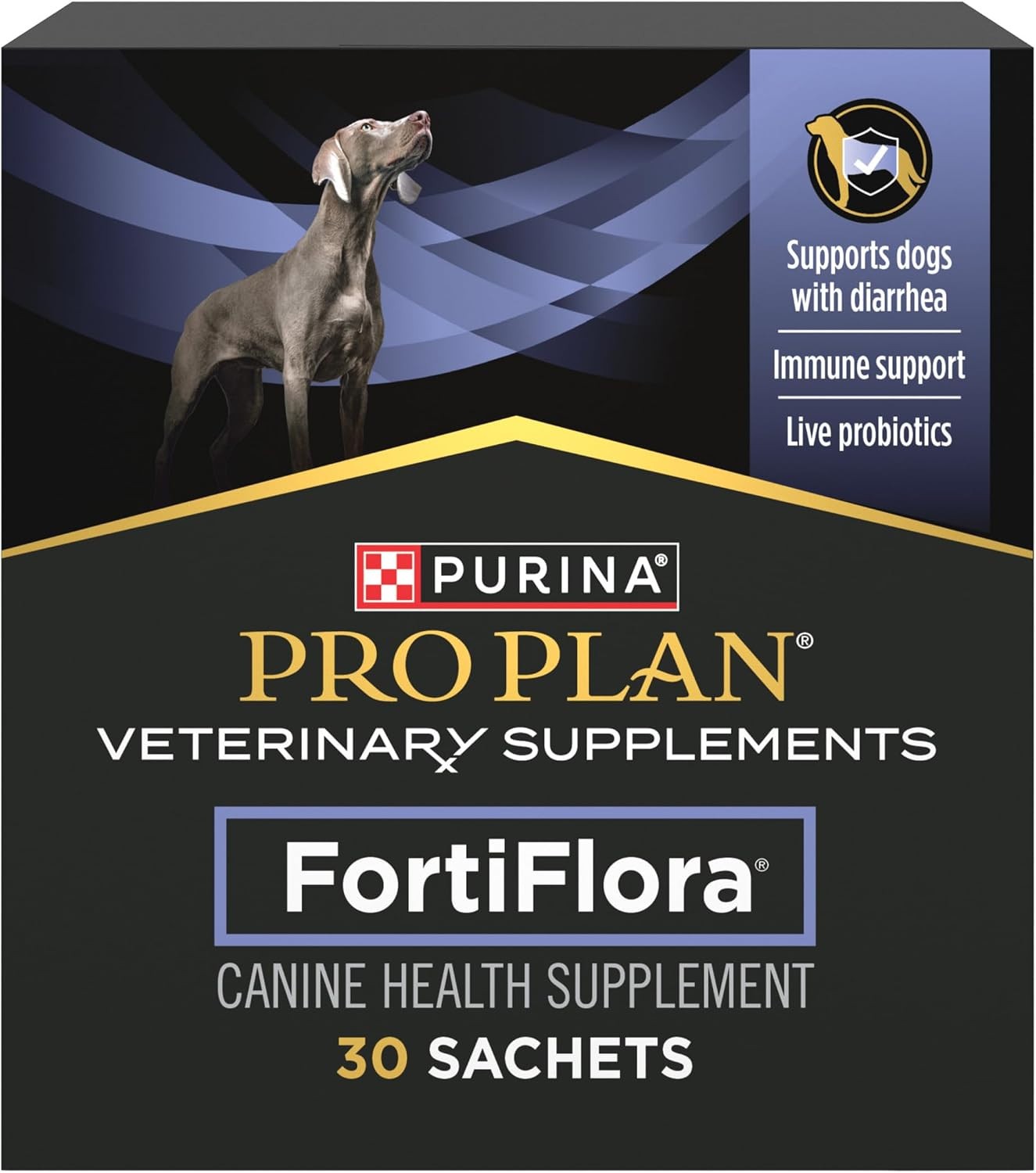 Purina Pro Plan Veterinary FortiFlora Dog Probiotic Supplements 30 Sachets Fresh