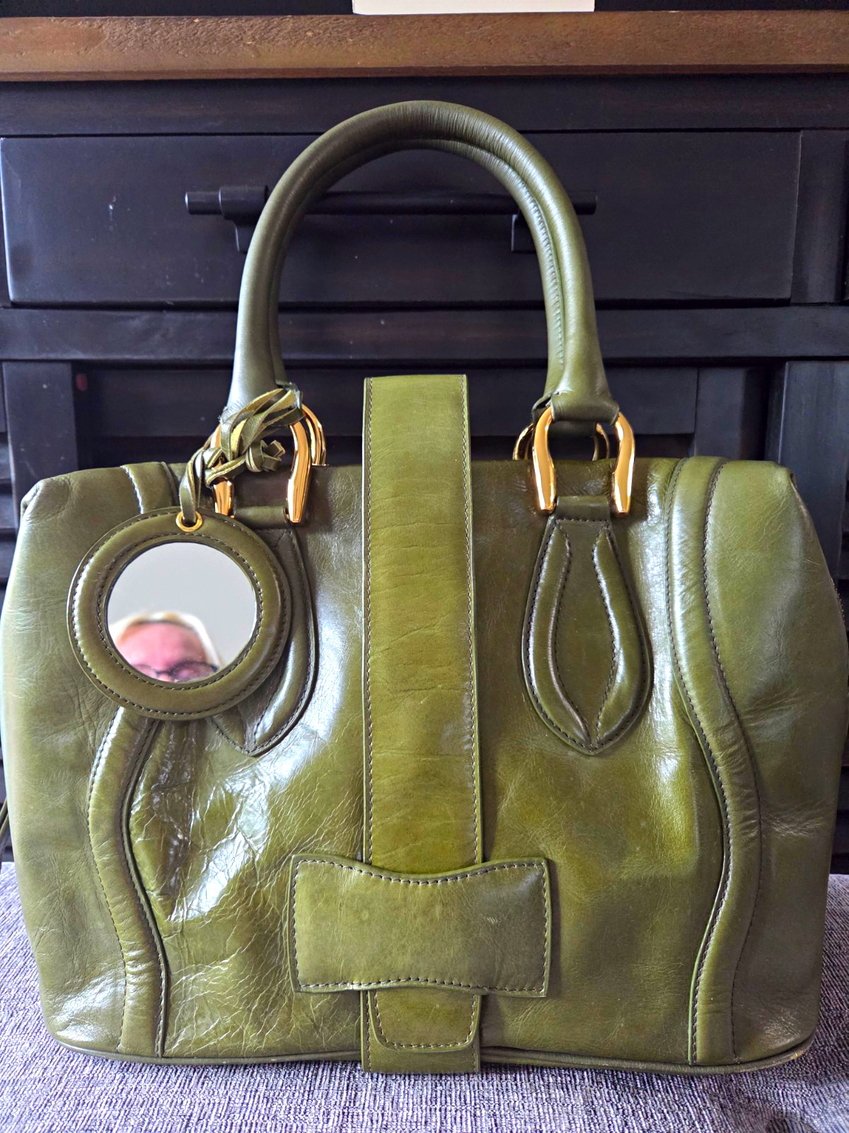 AUTHENTIC Vintage Balenciaga Chevre Hook Satchel Tote Bag