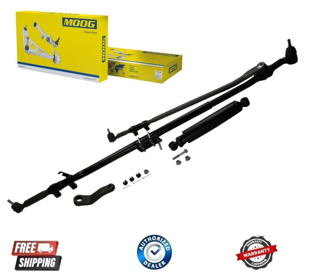 NEW PREMIUM MOOG Front Steering Tie Rod Drag Link Pitman Arm Kit Set for Ram NEW PREMIUM MOOG Front Steering Tie Rod Drag Link Pitman Arm Kit Set for Ram