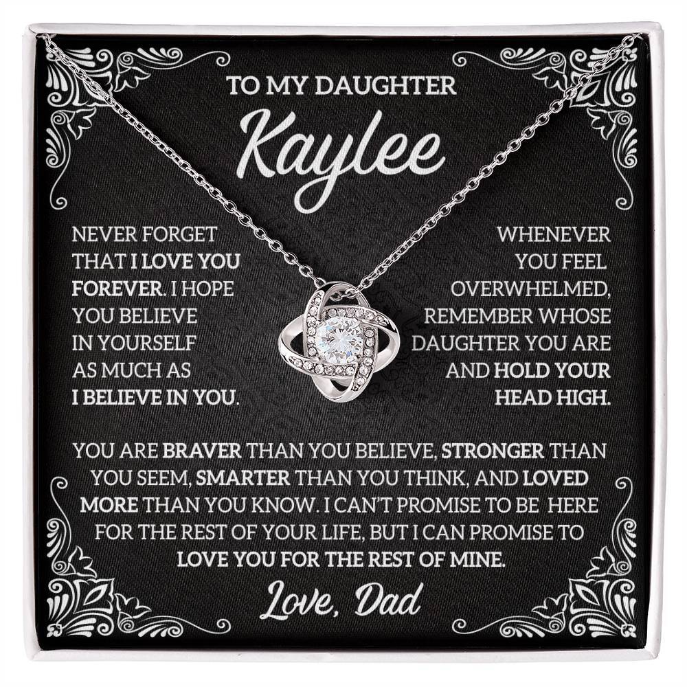 My Daughter Necklace, Daughter Father Necklace, Daughter Jewelry Gifts from Dad