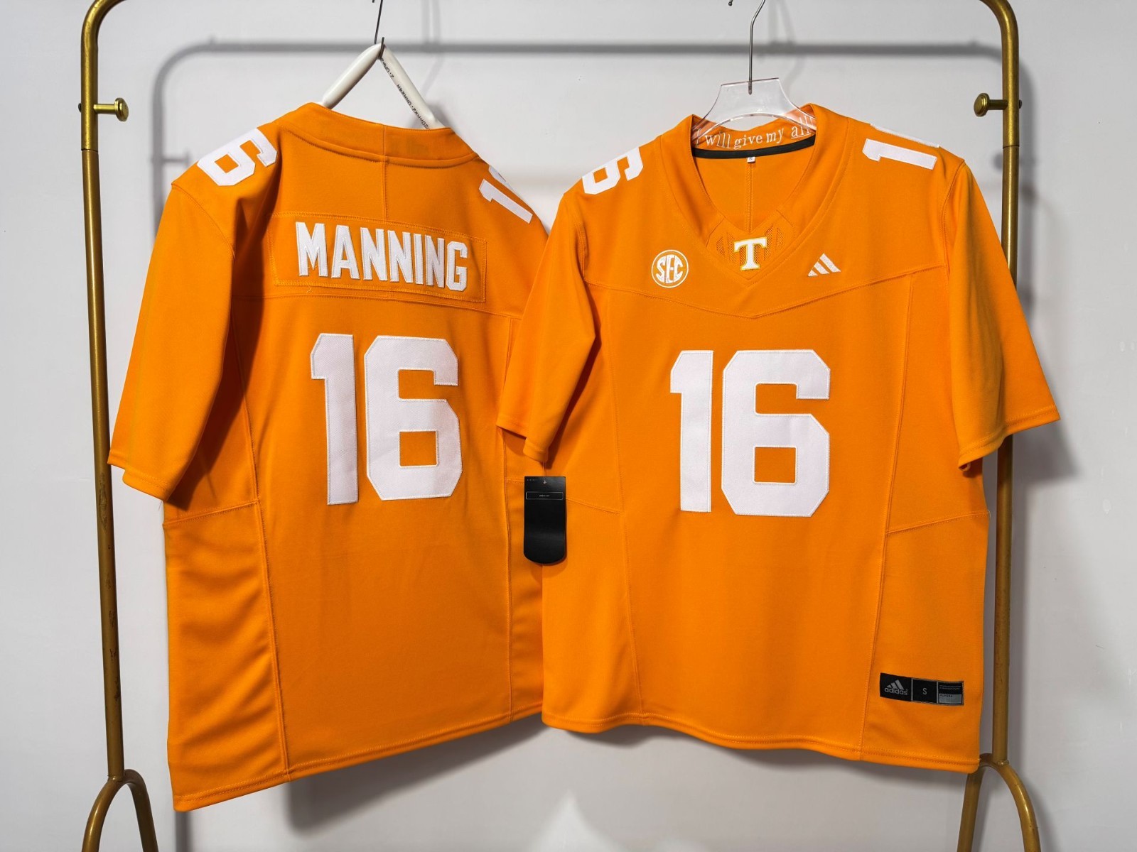 New Mens Peyton Manning #16 Tennessee Volunteers All Stitched Jersey