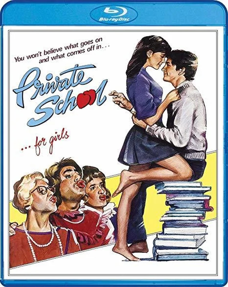 Private School Blu-ray Comedy Teen Movie 1980s Classic Comedy Film Rated R