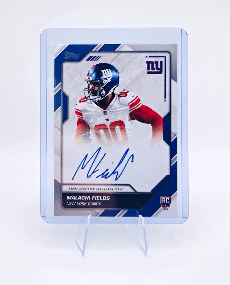 GREAT DEAL🚨2026 TOPPS FLAGSHIP FIRST SIGNATURES MALACHI FIELDS ROOKIE RC AUTO