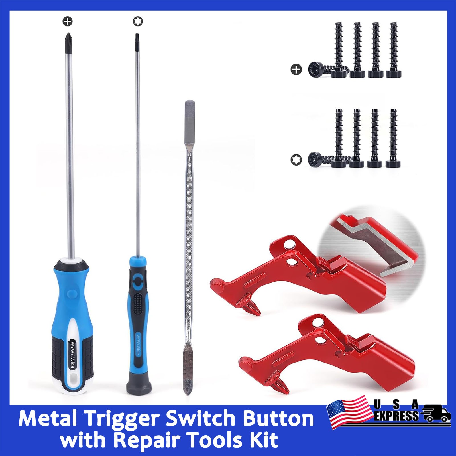 Metal Trigger Switch Button for Dyson V10 V11 SV12 SV14 with 13Pcs Repair Tools Metal Trigger Switch Button for Dyson V10 V11 SV12 SV14 with 13Pcs Repair Tools
