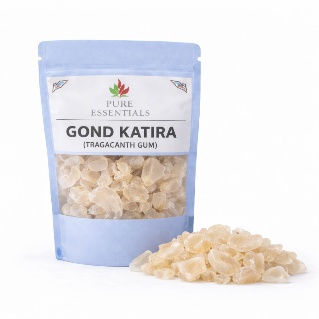 Gond Katira 8 oz (226 g) Tragacanth Gum Natural Edible Gum Crystals Indian Food