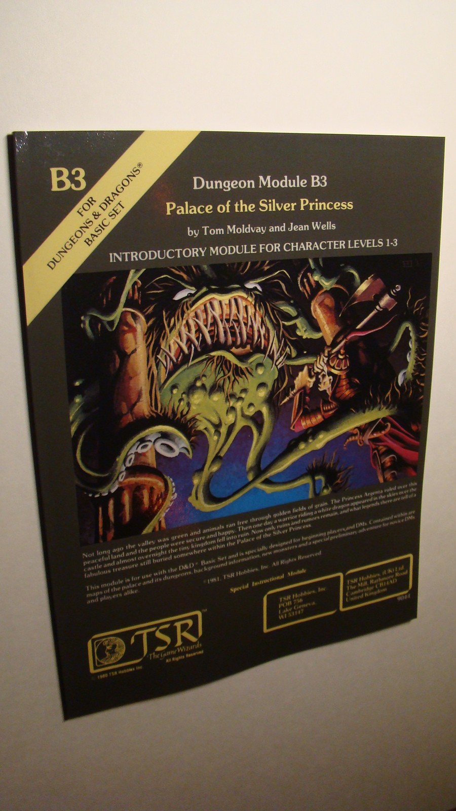 MODULE B3 - PALACE OF THE SILVER PRINCESS *NEW MINT 9.8 NEW* DUNGEONS DRAGONS
