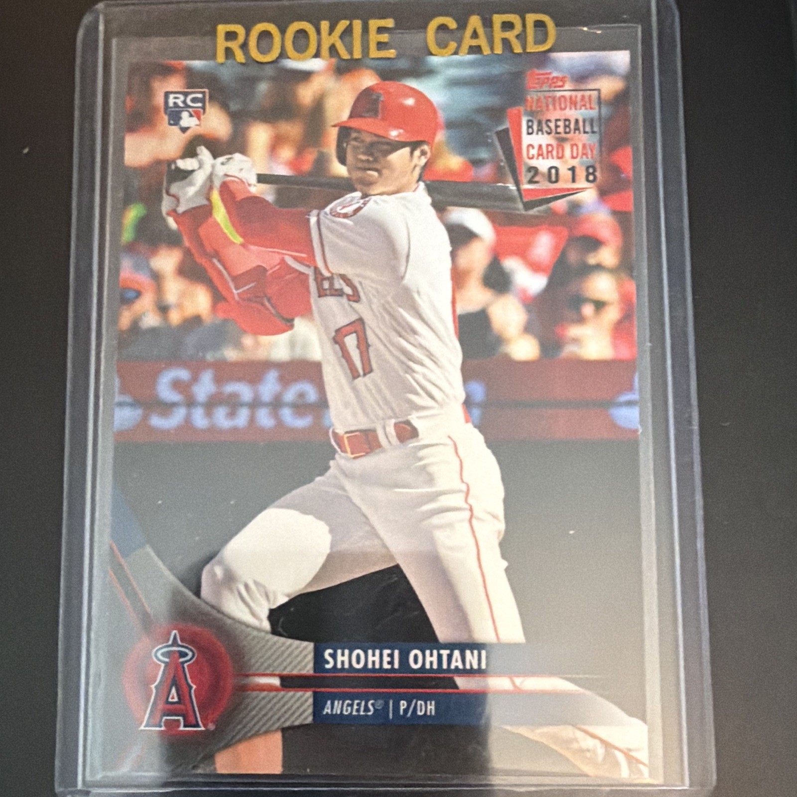 Topps 2018 National Baseball Card Day Shohei Ohtani Rookie #8 Angels Card Topps 2018 National Baseball Card Day Shohei Ohtani Rookie #8 Angels Card
