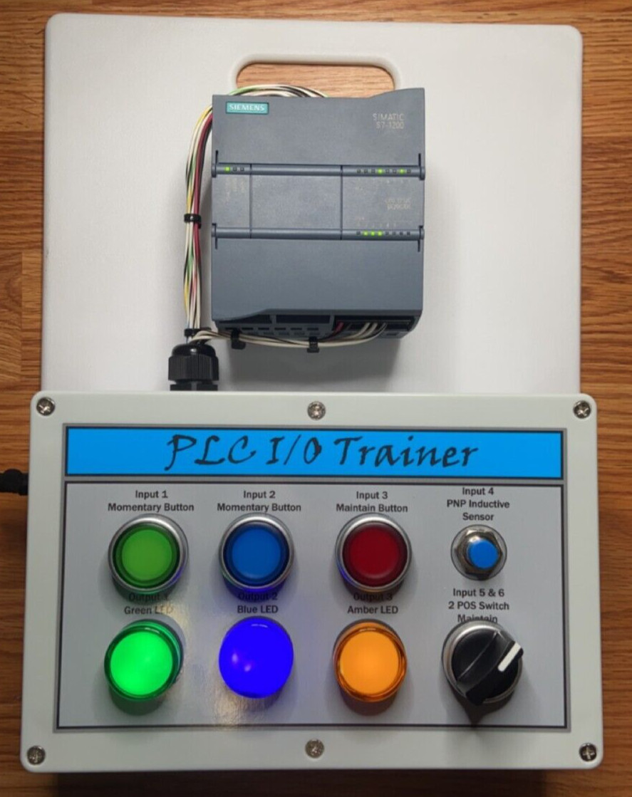 Siemens S7-1200 PLC Trainer – Ethernet Cable & TIA Portal 21-Day Trial Software