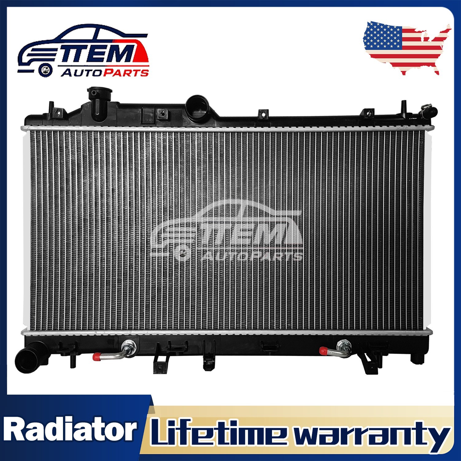 2778 Radiator Fit 2005-2010 Subaru Legacy 2005-2009 Outback 2.5L H4 Turbocharged