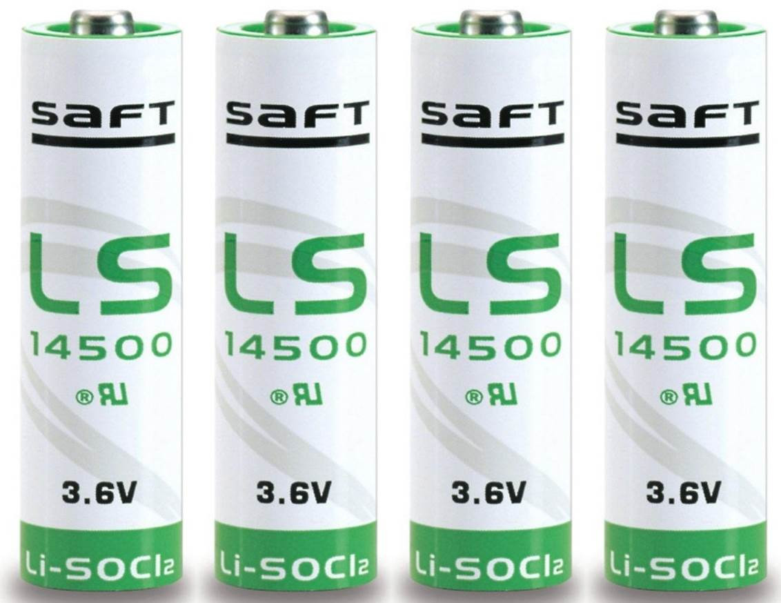 4 Pcs Brand New Genuine Saft LS14500 Battery AA 3.6 Volt Lithium Batteries