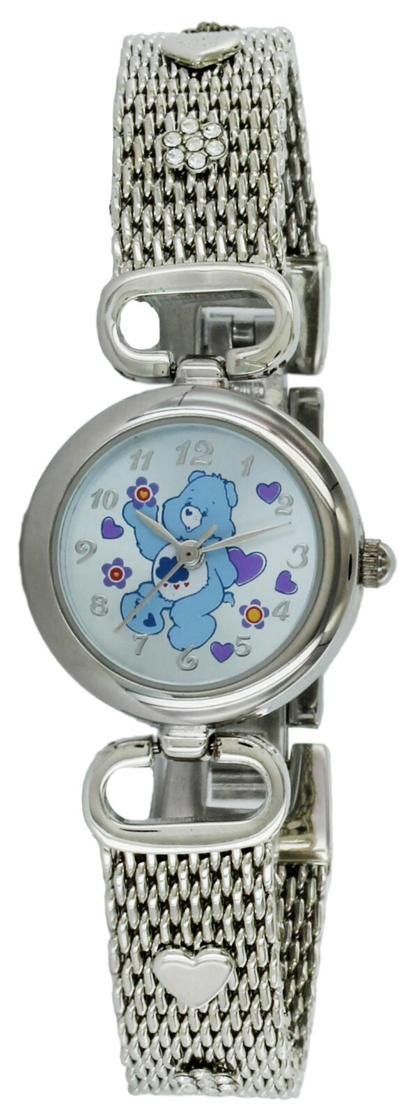 Rare CARE BEARS Collectible Silver Tone Ladies Watch -CB NEW BATTERY Rare CARE BEARS Collectible Silver Tone Ladies Watch -CB NEW BATTERY