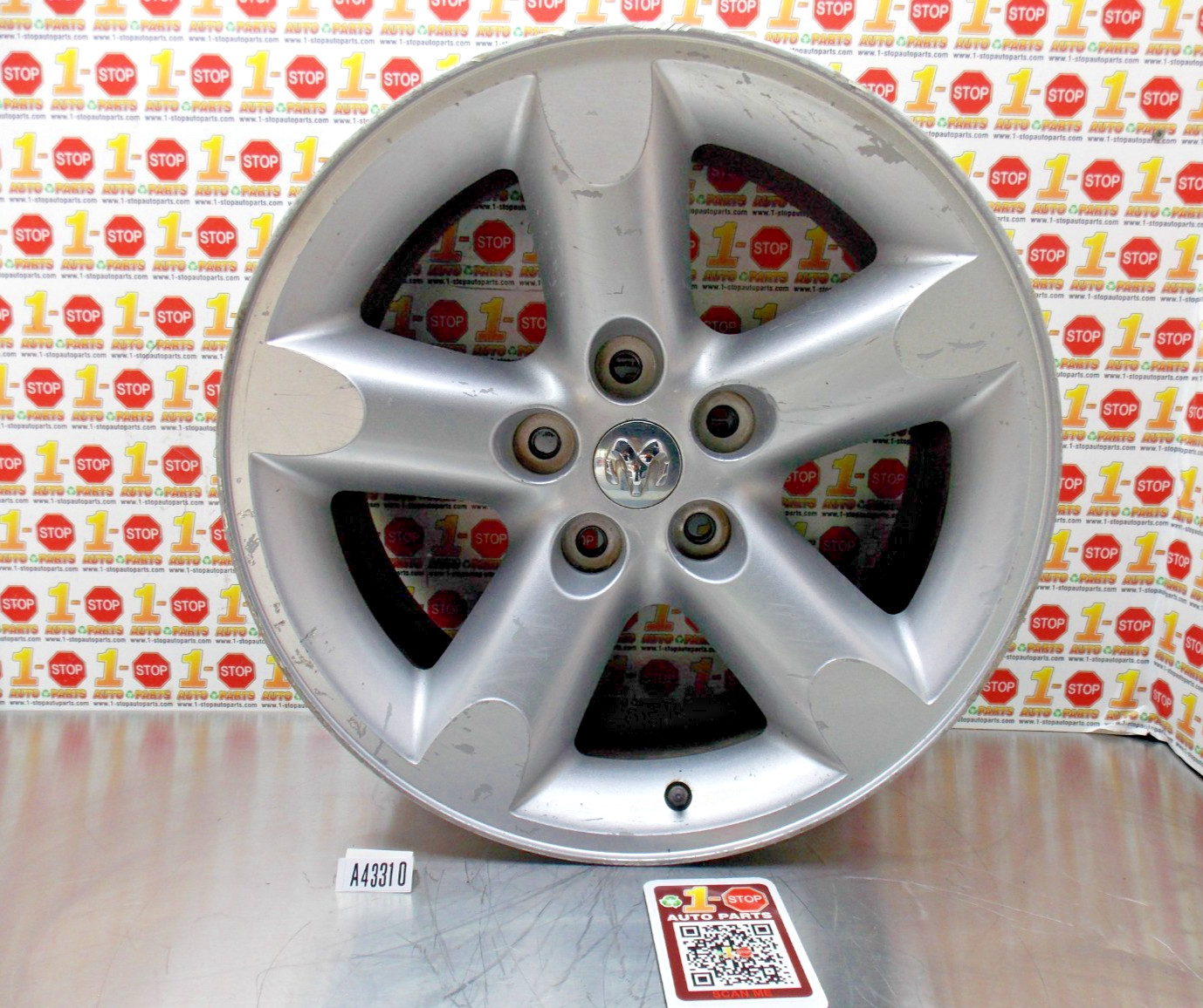 2006-2008 DODGE RAM 1500 5-SPOKE WHEEL RIM 20X9 20 2006-2008 DODGE RAM 1500 5-SPOKE WHEEL RIM 20X9 20