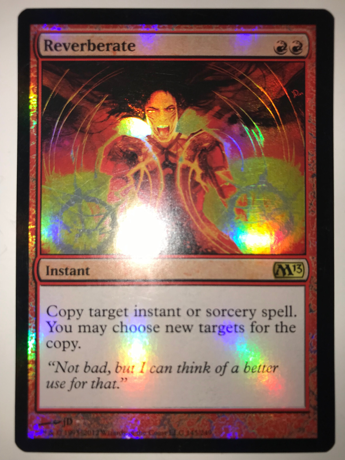 1X Reverberate Magic 2013 (M13) *FOUL* MTG LP/NM 1X Reverberate Magic 2013 (M13) *FOUL* MTG LP/NM
