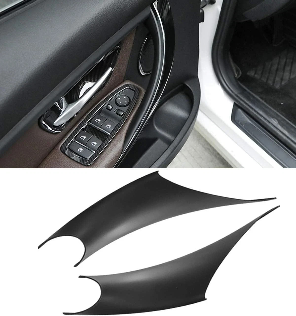 2PCS Door Handle Covers Compatible with BMW 3 Series 4 Series Driver Side &Passe 2PCS Door Handle Covers Compatible with BMW 3 Series 4 Series Driver Side &Passe