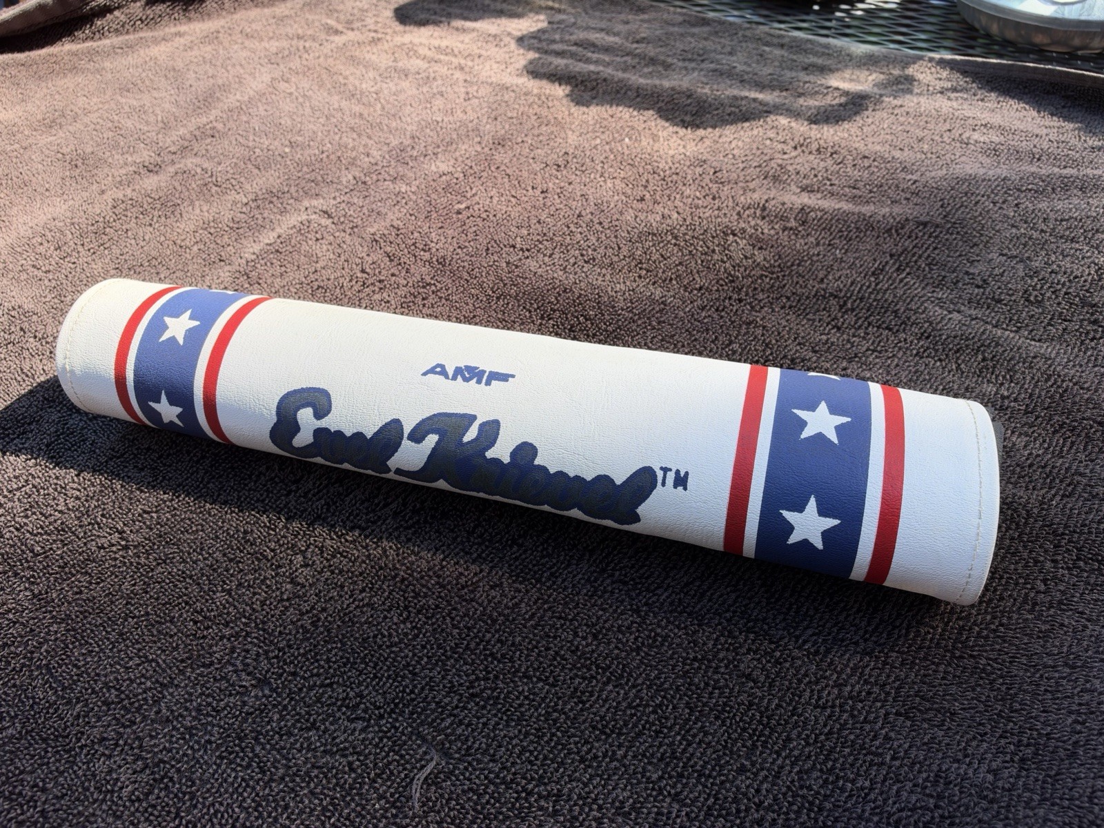 Vintage 1976 Evel Knievel Old School BMX AMF 11 1/2” Handlebar Crossbar Pad Vintage 1976 Evel Knievel Old School BMX AMF 11 1/2” Handlebar Crossbar Pad