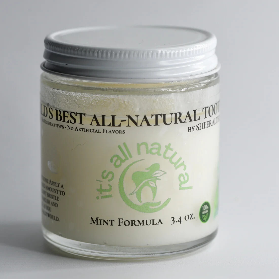 It\'s All-Natural Coconut Oil Mint Toothpaste 3.4oz