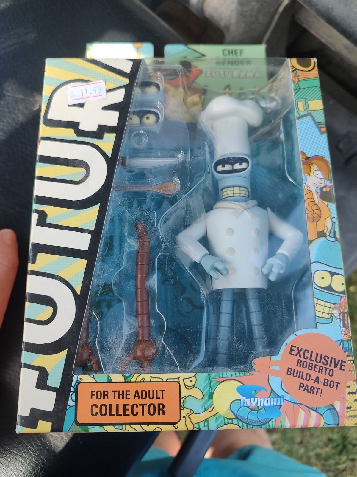 2009 Toynami Futurama Chef Bender Action Figure Roberto BAF OOP New & Sealed 2009 Toynami Futurama Chef Bender Action Figure Roberto BAF OOP New & Sealed