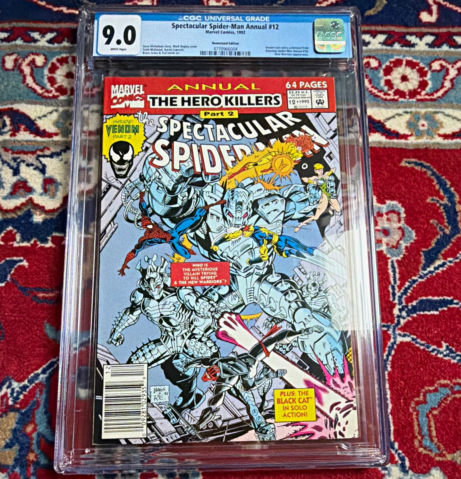 Marvel The Spectacular Spider-Man Annual #12 CGC 9.0 (1992) 1st Print Marvel The Spectacular Spider-Man Annual #12 CGC 9.0 (1992) 1st Print