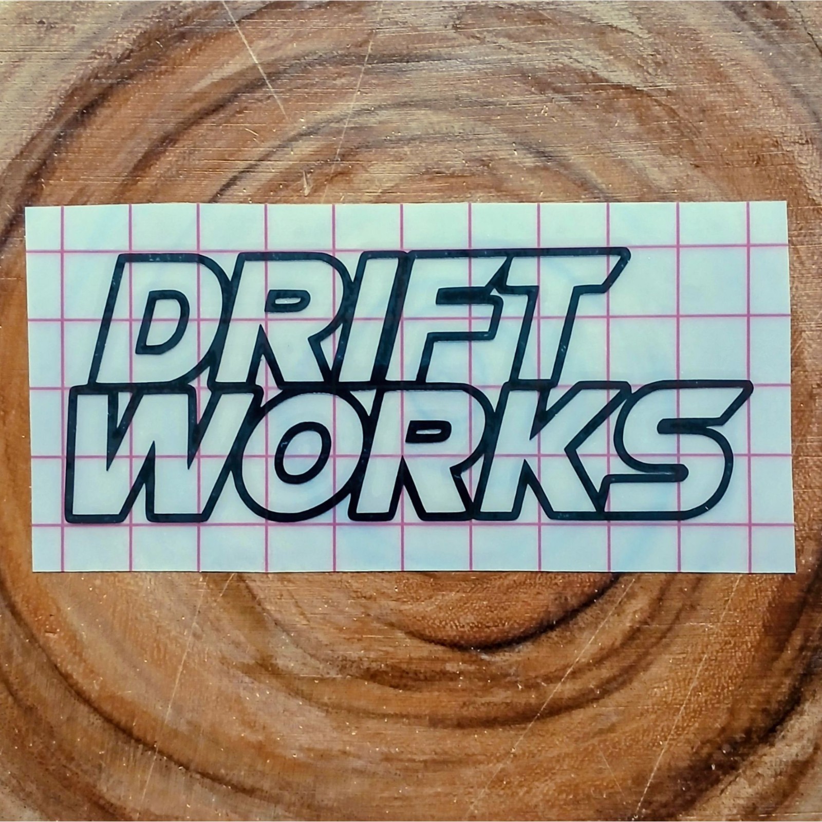 Drift Works Vinyl Decal (x2) JDM Stance Race Culture Car Window Laptop Toolbox